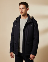 Giaccone Barba Uomo Blu Liam - Crush Store