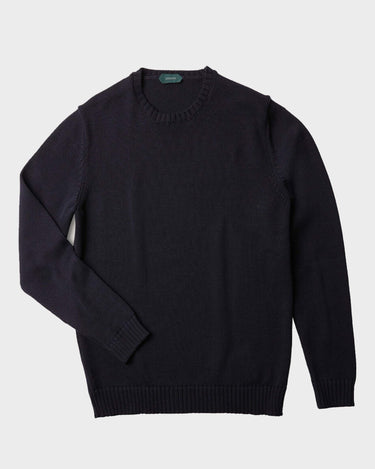 Girocollo slim fit Zanone in lana merinos - Crush Store