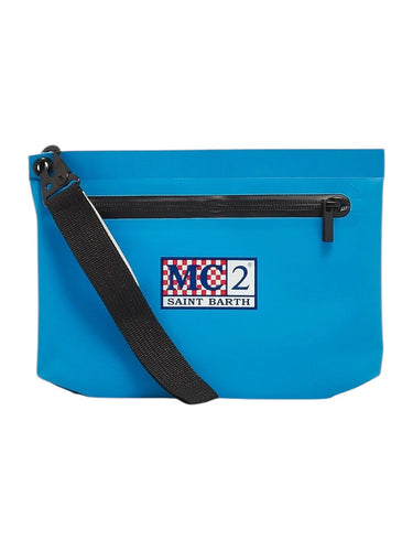 Pochette MC2 Saint Barth Aline Aqua in PVC