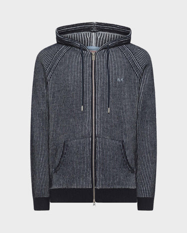 Maglia SUN68 Full Zip in lana e cashmere - Crush Store