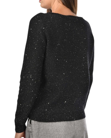 Maglione Gran Sasso Scollo a Barchetta e Paillettes - Crush Store