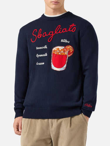 Maglione MC2 Saint Barth NEGRONI SBAGLIATO - Crush Store