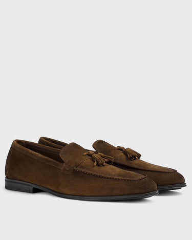 Mocassini Doucal's in suede con nappine DU3383 - Crush Store