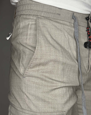 Pantalaccio Cargo Pescarolo TOR in lana vergine 130's - Crush Store