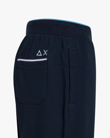 Pantaloni Tuta SUN68 Small Stripes Blu F35139 - Crush Store