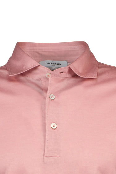 Polo Gran Sasso in filo di Scozia Rosa 60103 - Crush Store