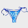 Slip Sundek con Laccetti ANITA Blu Fantasia - Crush Store