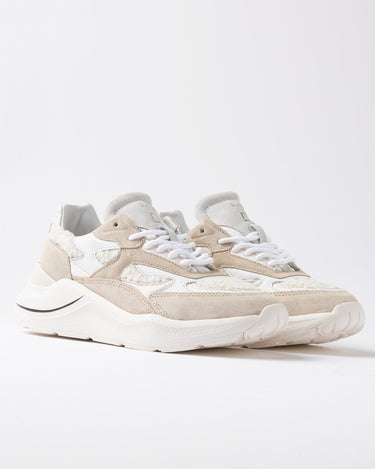 Sneakers DATE FUGA Natural White - Beige - Crush Store