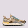 Sneakers Flower Mountain Uomo Marrone - Grigio D33 - Crush Store