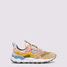 Sneakers Flower Mountain YAMANO 3 Beige - Verde Militare - Rosa - Crush Store