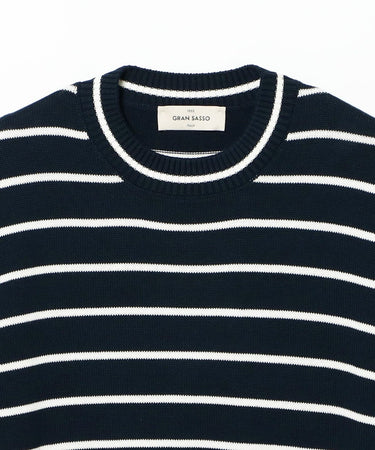 T-shirt Bicolor Gran Sasso in Cotone Organico 57192 - Crush Store