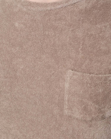 T-shirt Gran Sasso in Spugna Marrone 60141 - Crush Store