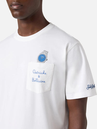 T-shirt MC2 Saint Barth Ostriche e Bollicine - Crush Store