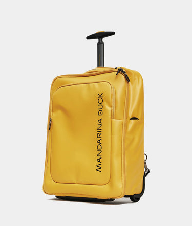 Trolley Mandarina Duck Morbido ECO COATED Giallo P10OSV06 - Crush Store