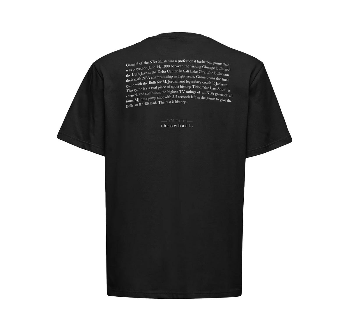 Throwback T-shirt Jordan History - Crush Store