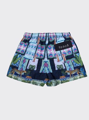 Costume Tooco Stampa Multicolor Celeste - Crush Store