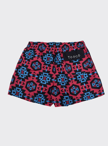 Costume Tooco Stampa Multicolor Rosso - Crush Store