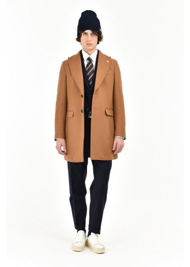 Manuel Ritz Cappotto Cammello - Crush Store